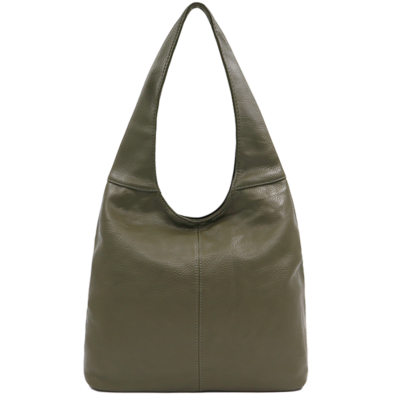 Nagy női táska típusú szatyor - sötétzöld