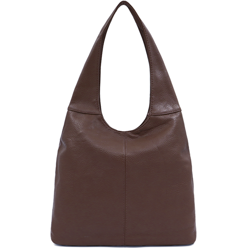 Nagy női táska típusú szatyor - sötétbarna