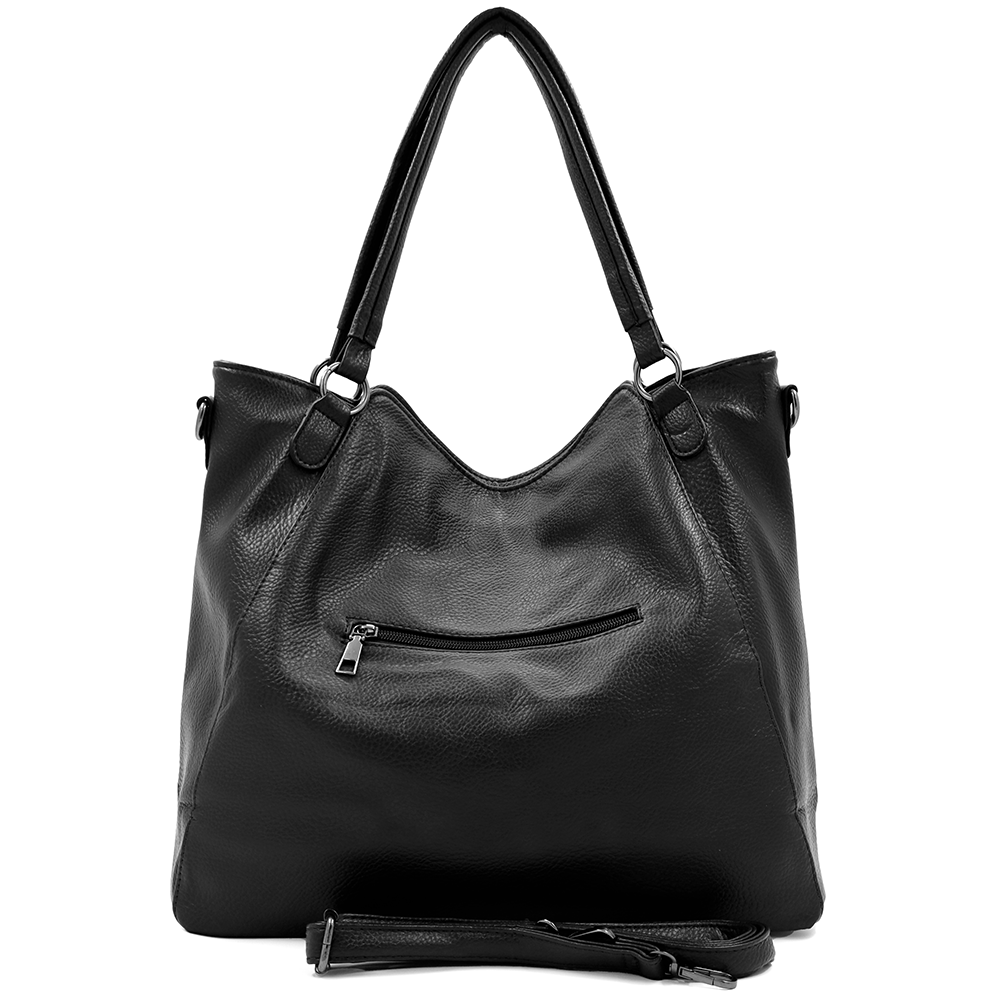 Nagy női táska típusú táska – fekete