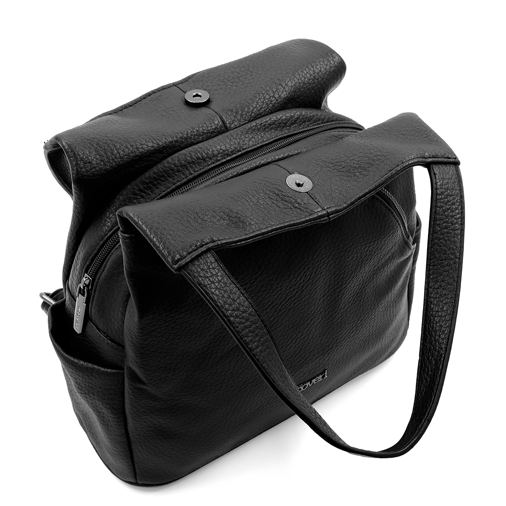 2 az 1-ben – Női hátizsák és táska – fekete