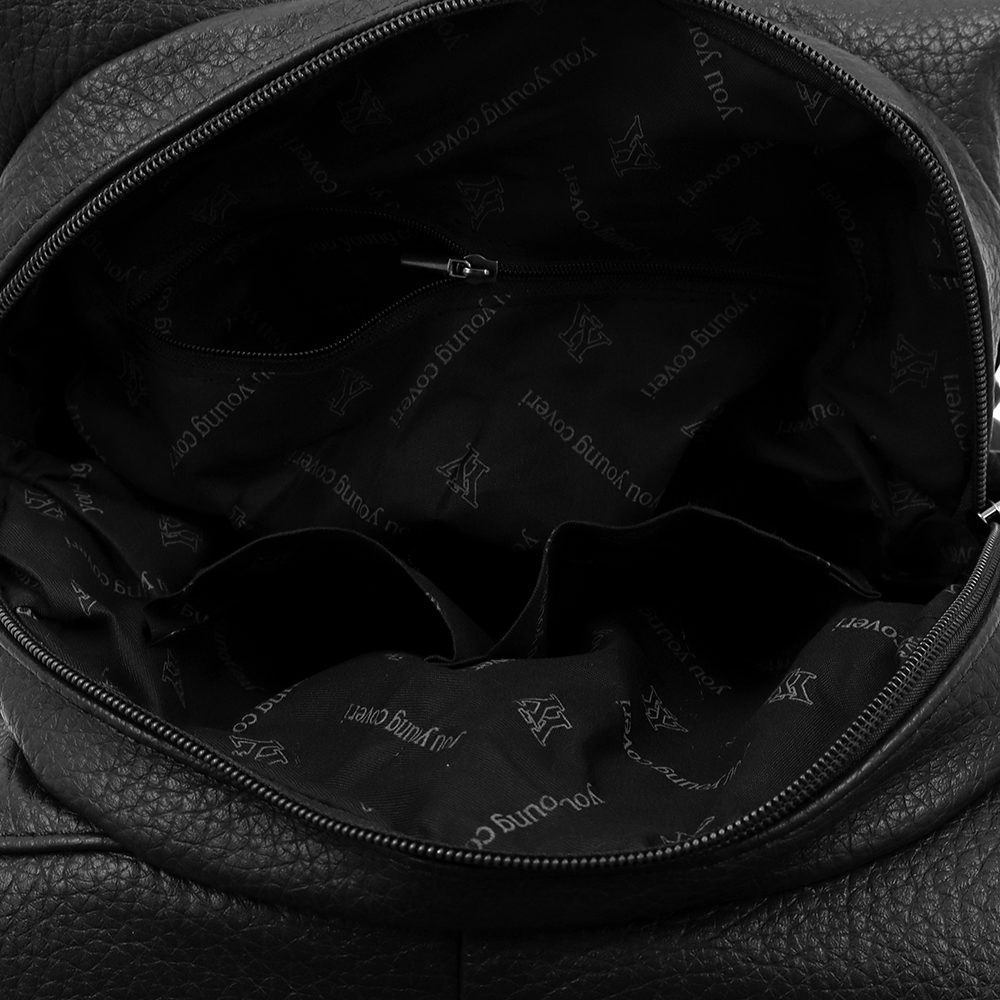 2 az 1-ben – Női hátizsák és táska – fekete