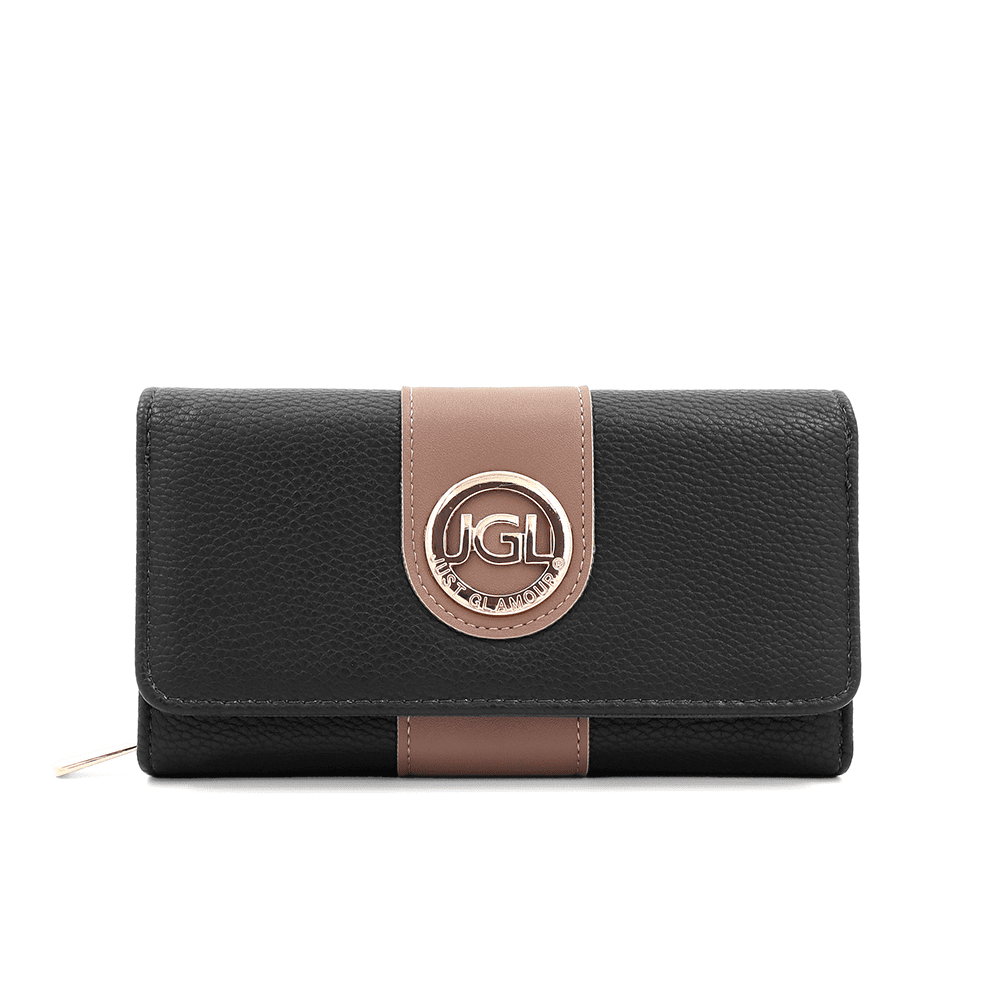 Nagy női pénztárca - fekete