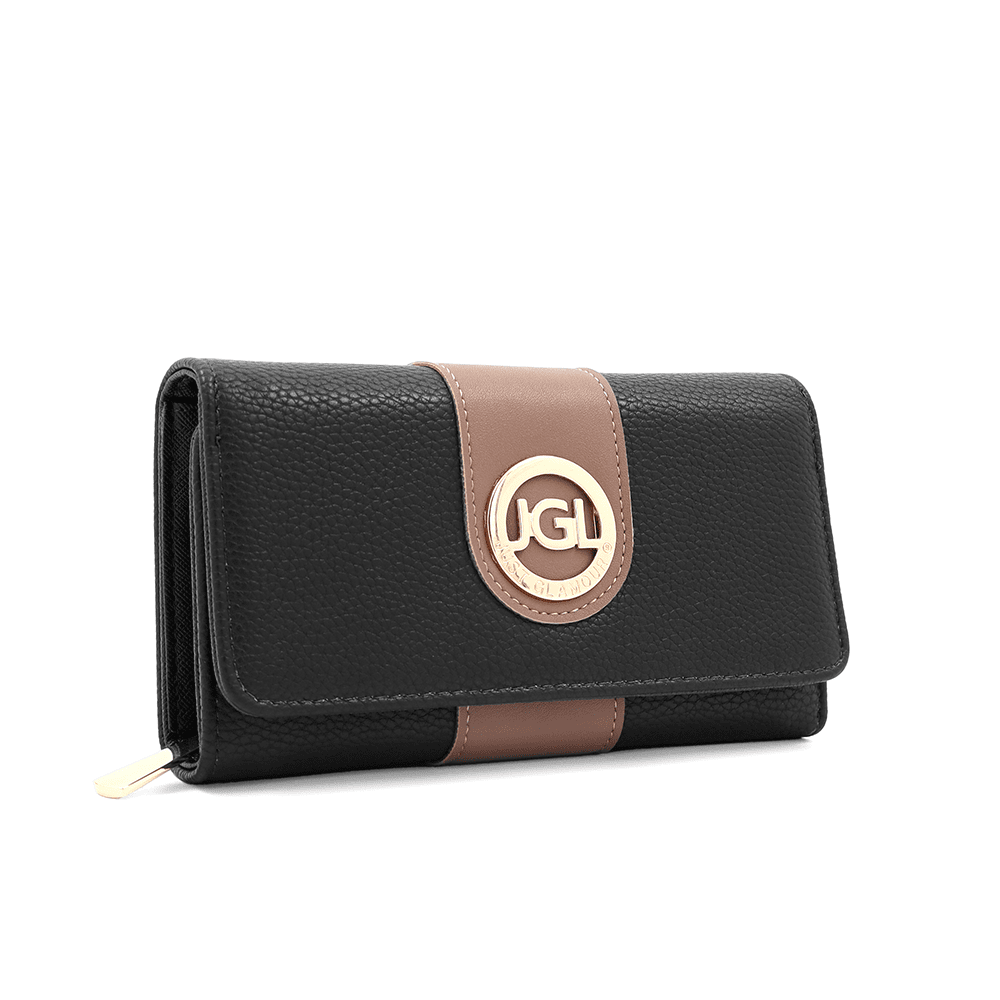 Nagy női pénztárca - fekete