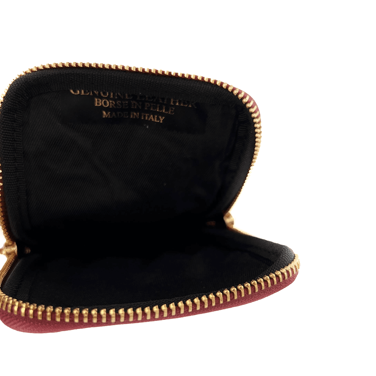 2 az 1-ben - táska és pénztárca természetes bőrből - bordó