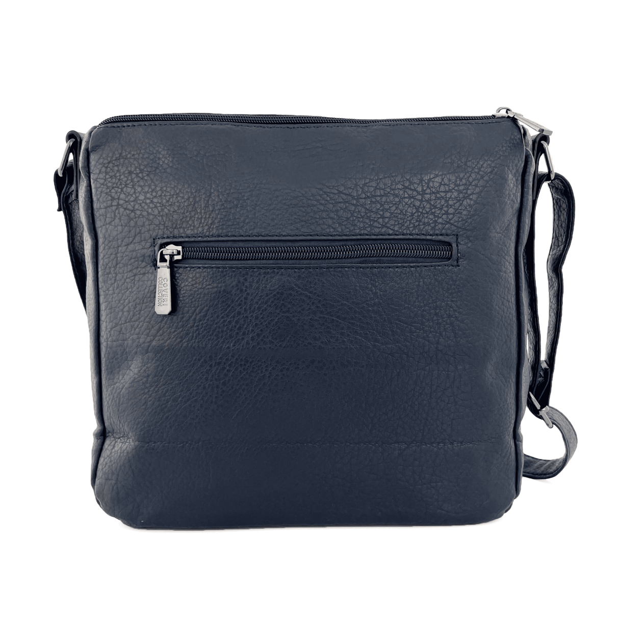 Válltáska 2 nagy rekesszel - sötétkék