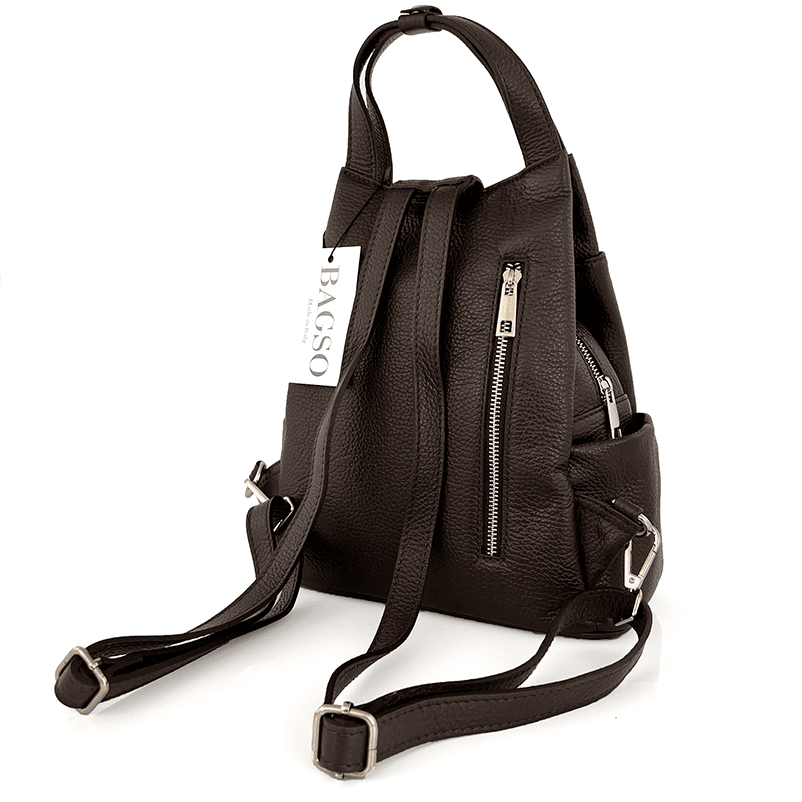 Természetes bőrből készült Lara hátizsák