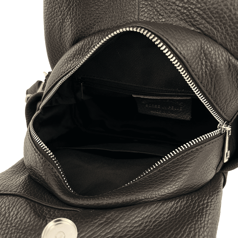 Természetes bőrből készült Lara hátizsák