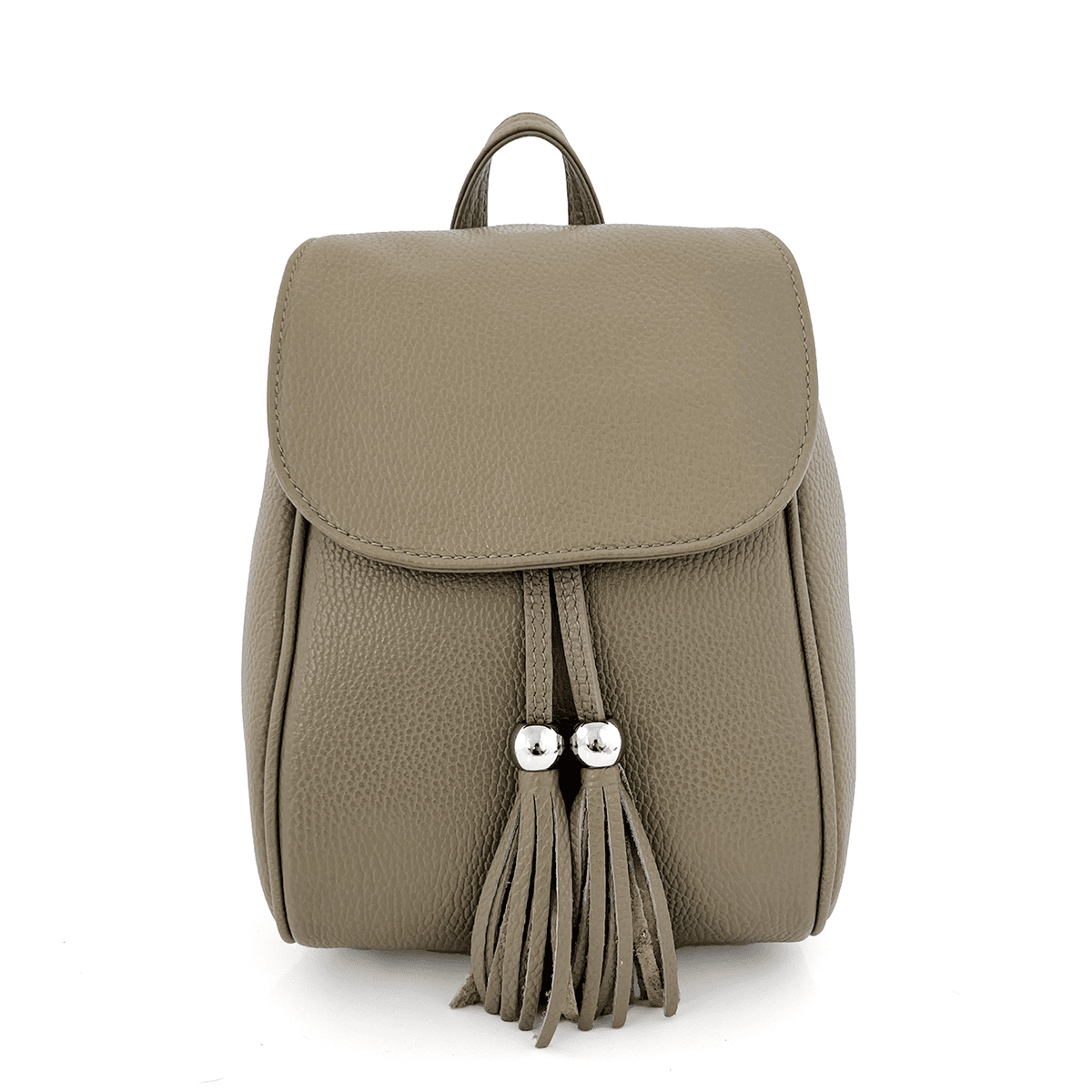 Női hátizsák természetes bőrből Venezia - világosbarna