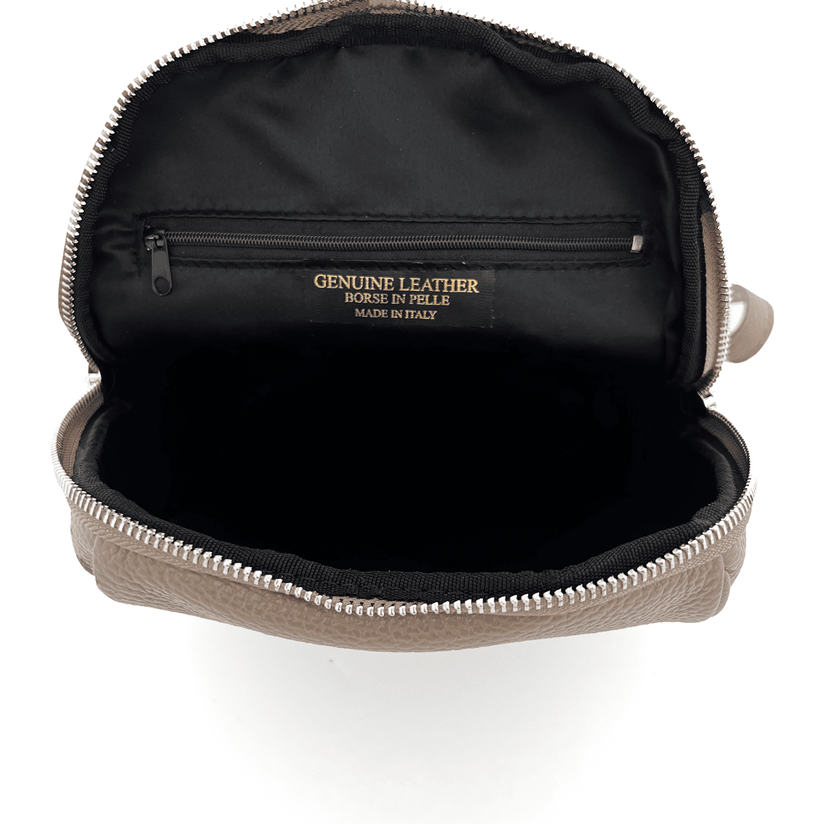 Női hátizsák természetes bőrből Venezia - világosbarna