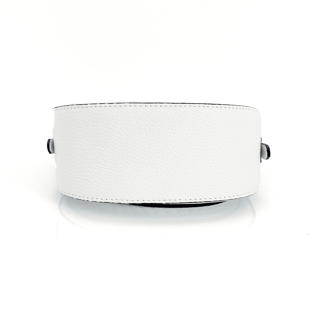 Női válltáska természetes bőrből Naomi - fehér