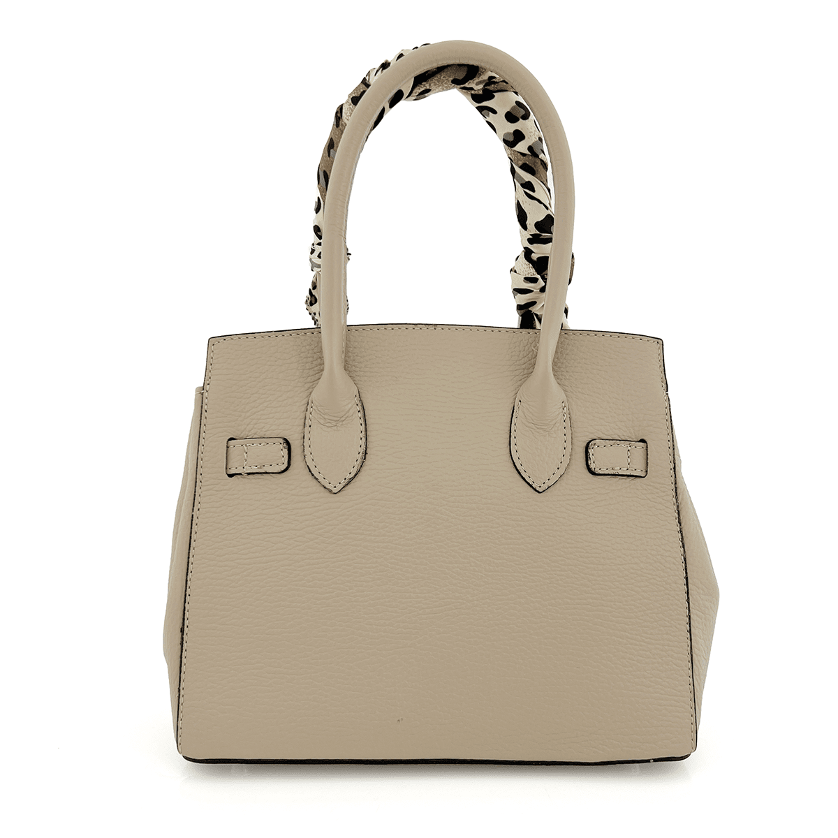 Luxus táska természetes bőrből - világosbarna