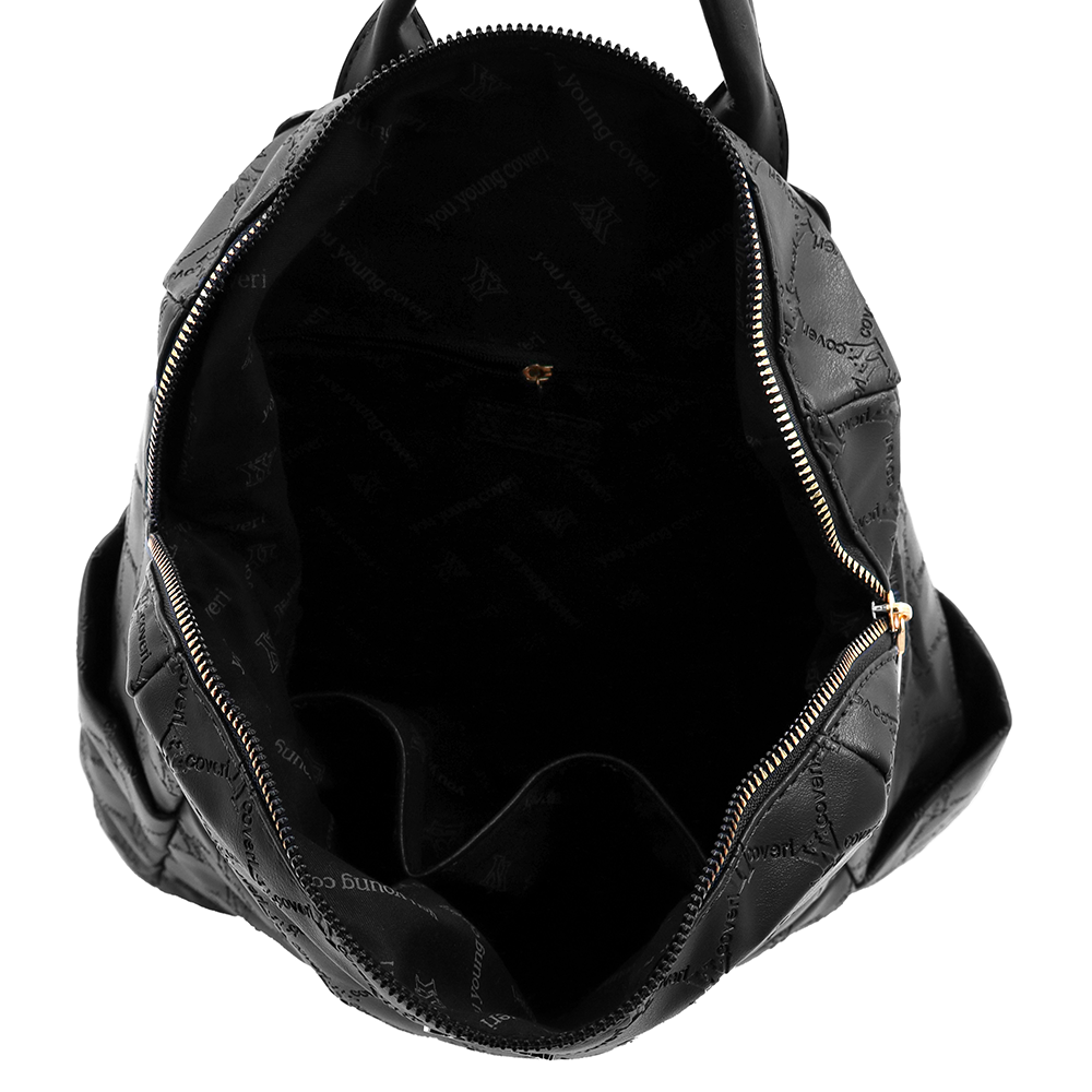 SZETT – Hátizsák + kis női táska – fekete