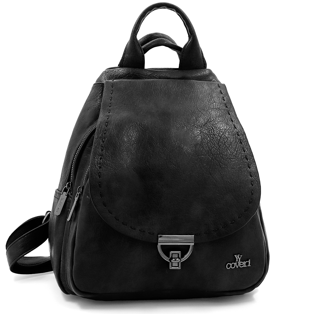 2 az 1-ben – Női hátizsák és táska – fekete