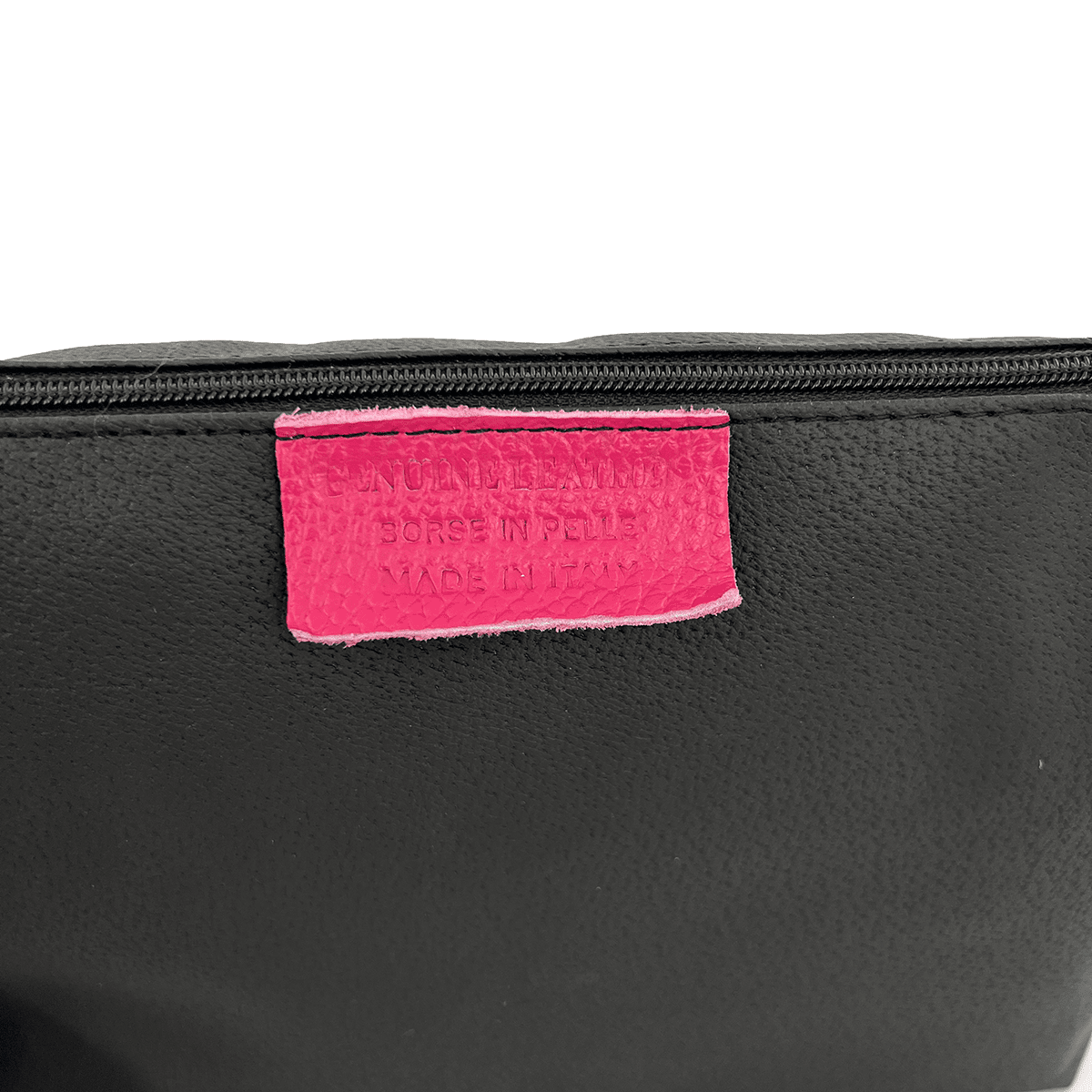 Női táska természetes bőrből Chloe - fukszia