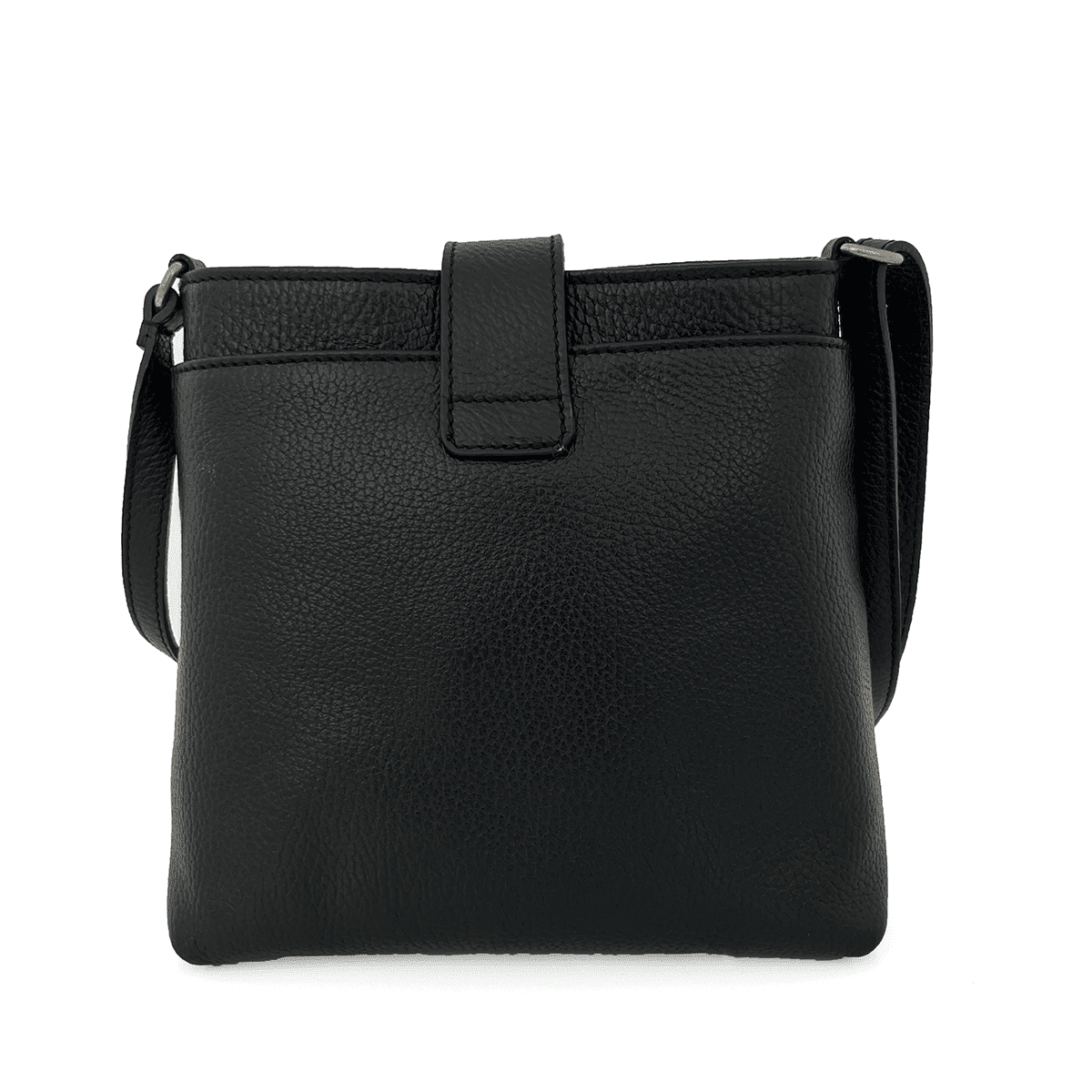 Andria természetes bőr válltáska - piros/fekete