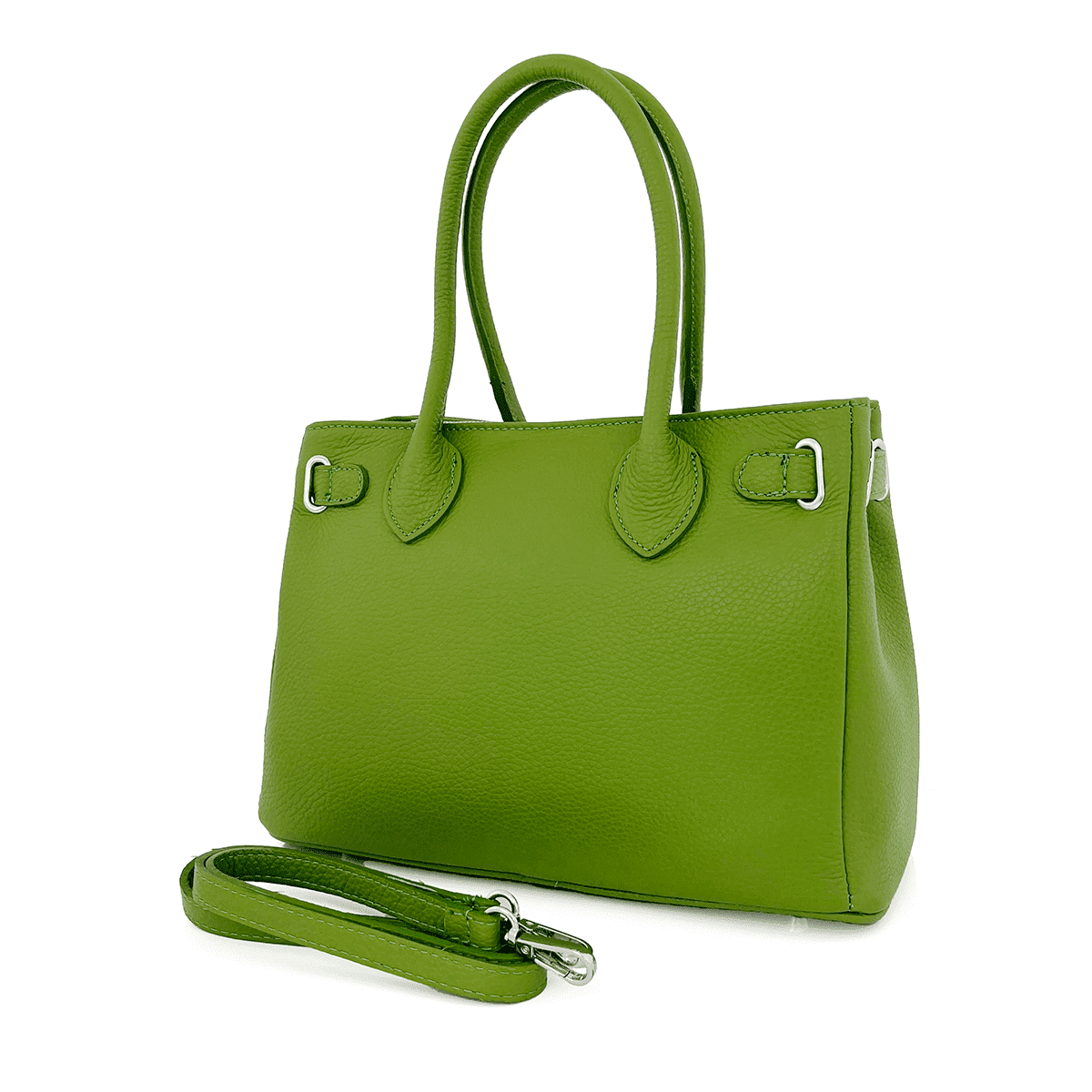 Luxus táska természetes bőrből Vivian - sötétkék