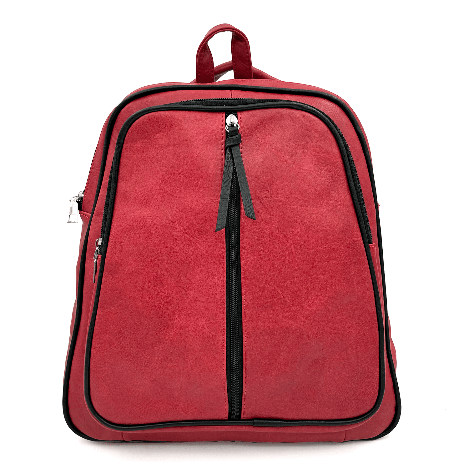 2 az 1-ben - hátizsák és táska 2 rekesszel - piros