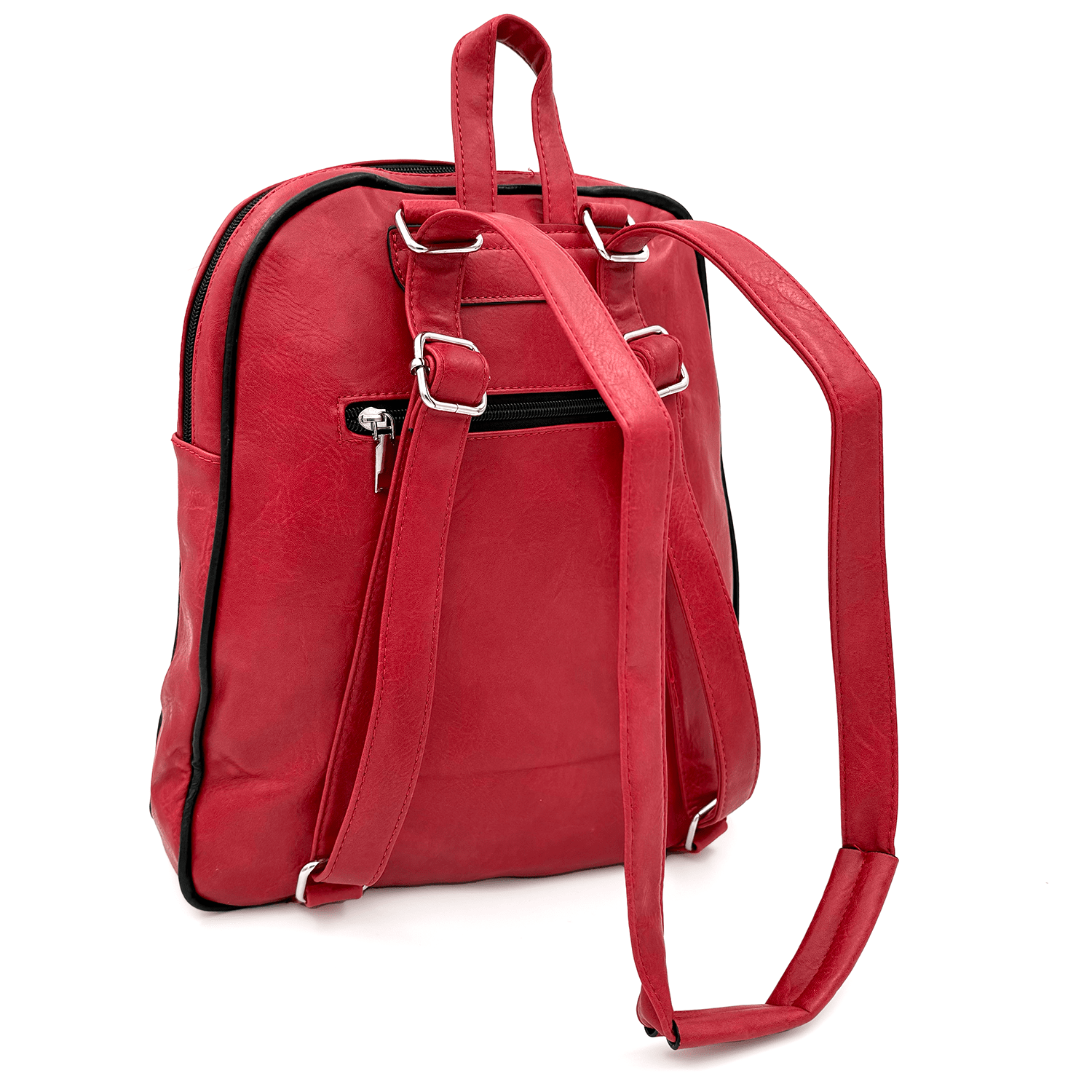 2 az 1-ben - hátizsák és táska 2 rekesszel - piros