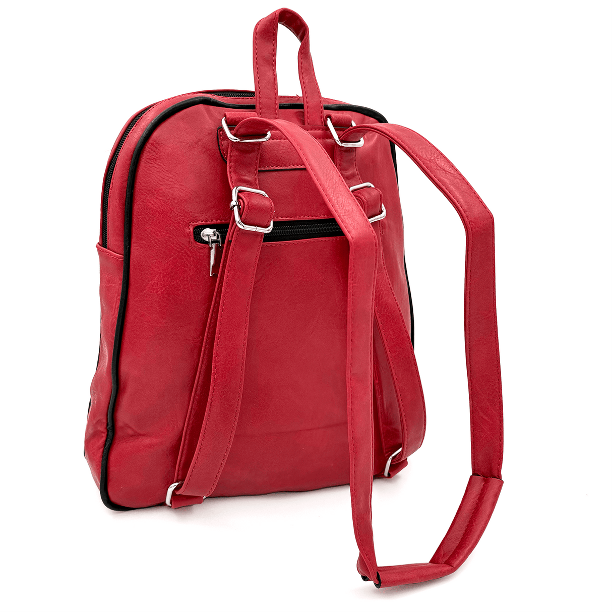2 az 1-ben - hátizsák és táska 2 rekesszel - piros