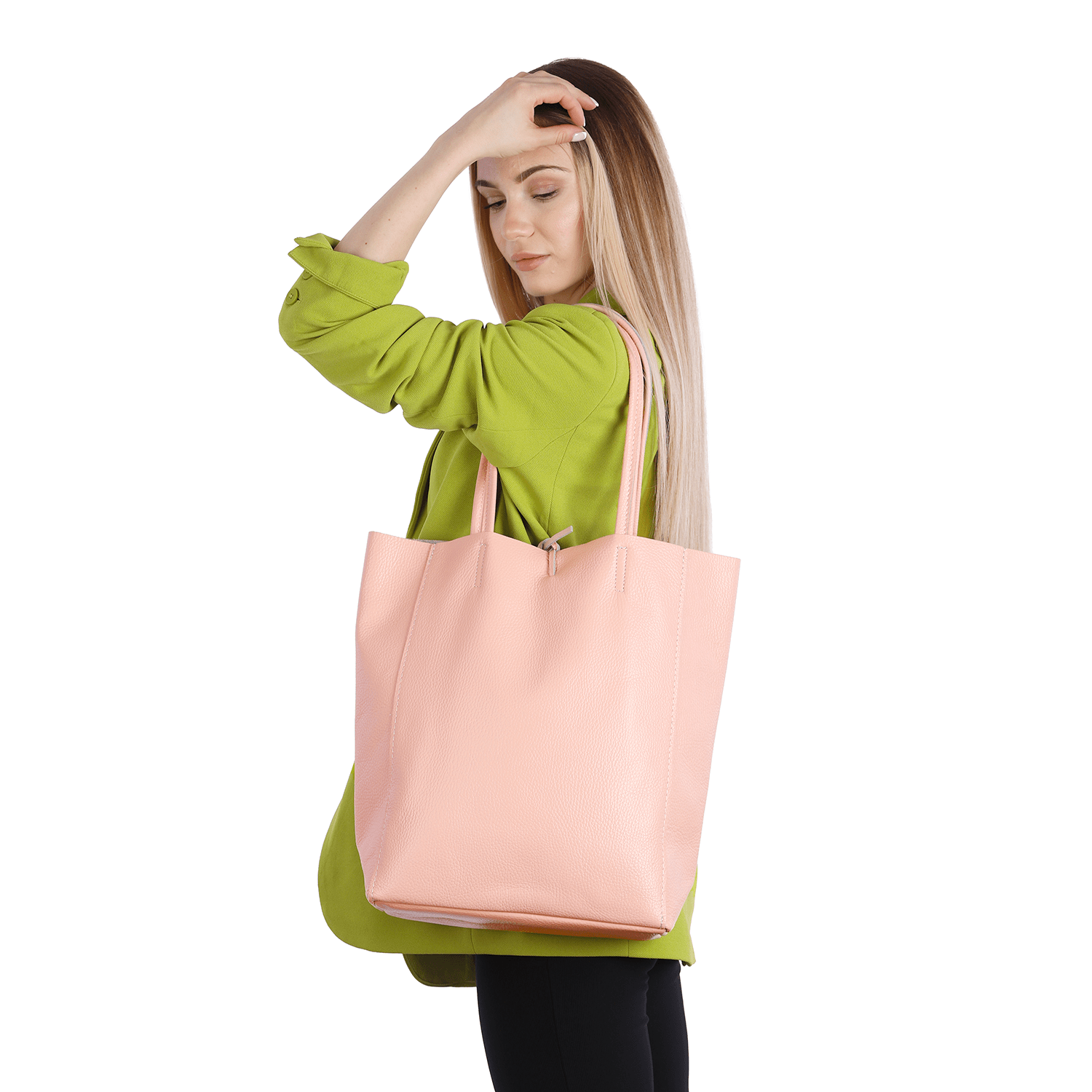 Táska típusú táska természetes bőr Sienna - bézs