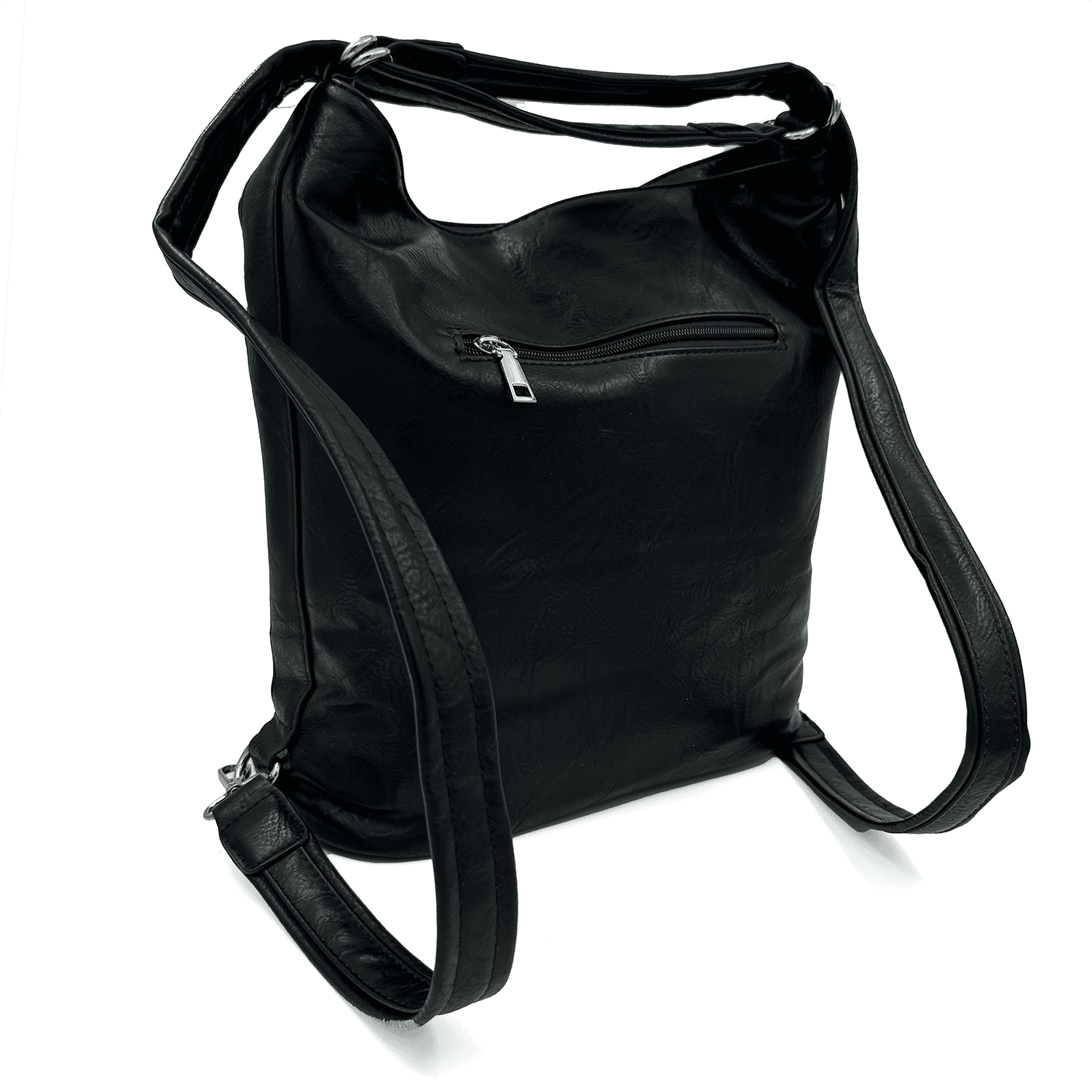 2 az 1-ben – Nagy táska és hátizsák – fekete