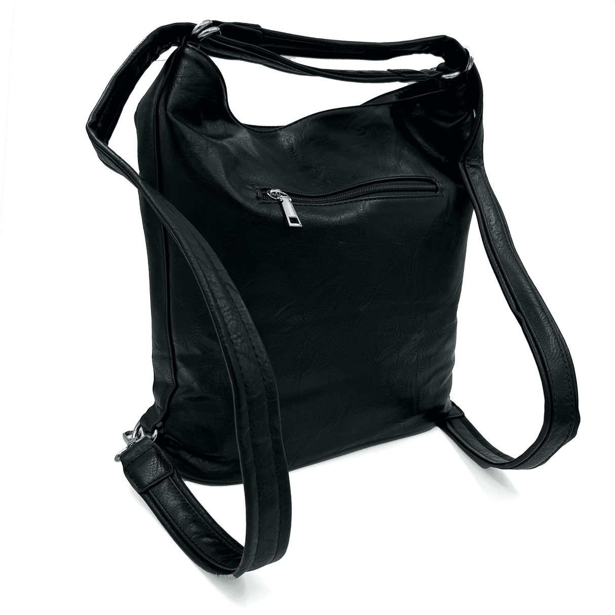 2 az 1-ben – Nagy táska és hátizsák – fekete