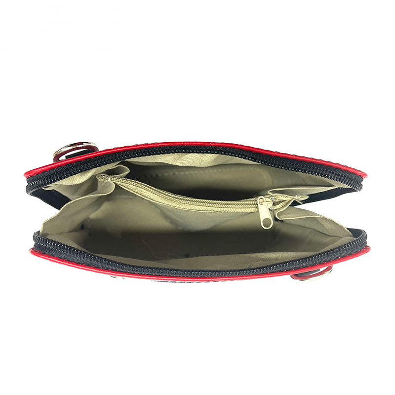 Természetes bőr válltáska - mustársárga