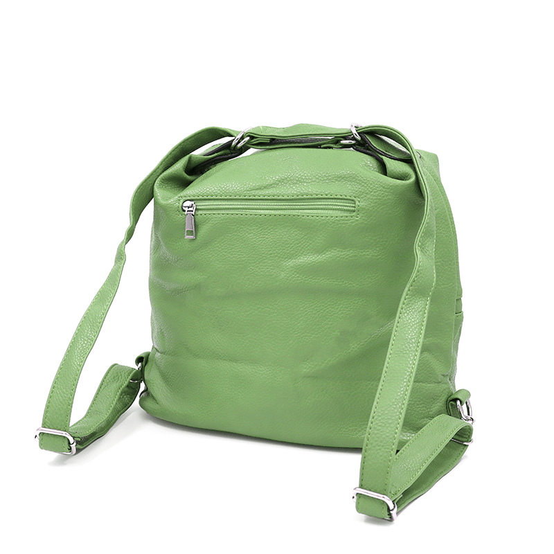 2 az 1-ben – Nagy táska és hátizsák – zöld