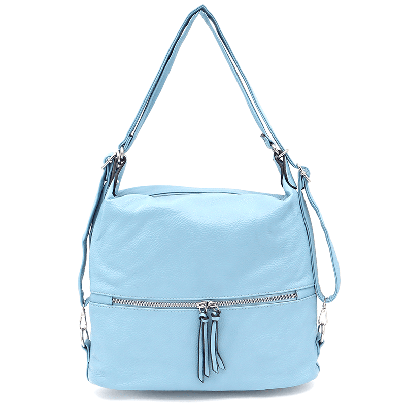 2 az 1-ben – Nagy táska és hátizsák – világoskék