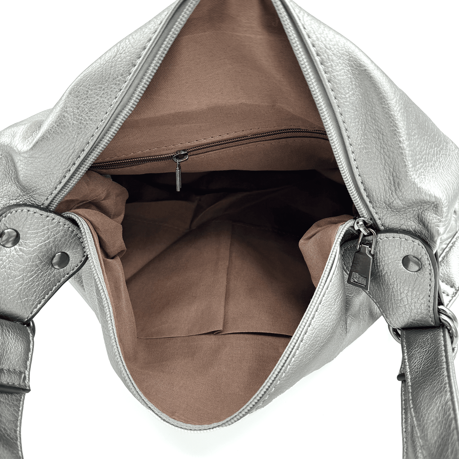 2 az 1-ben – Nagy táska és hátizsák – világosbarna