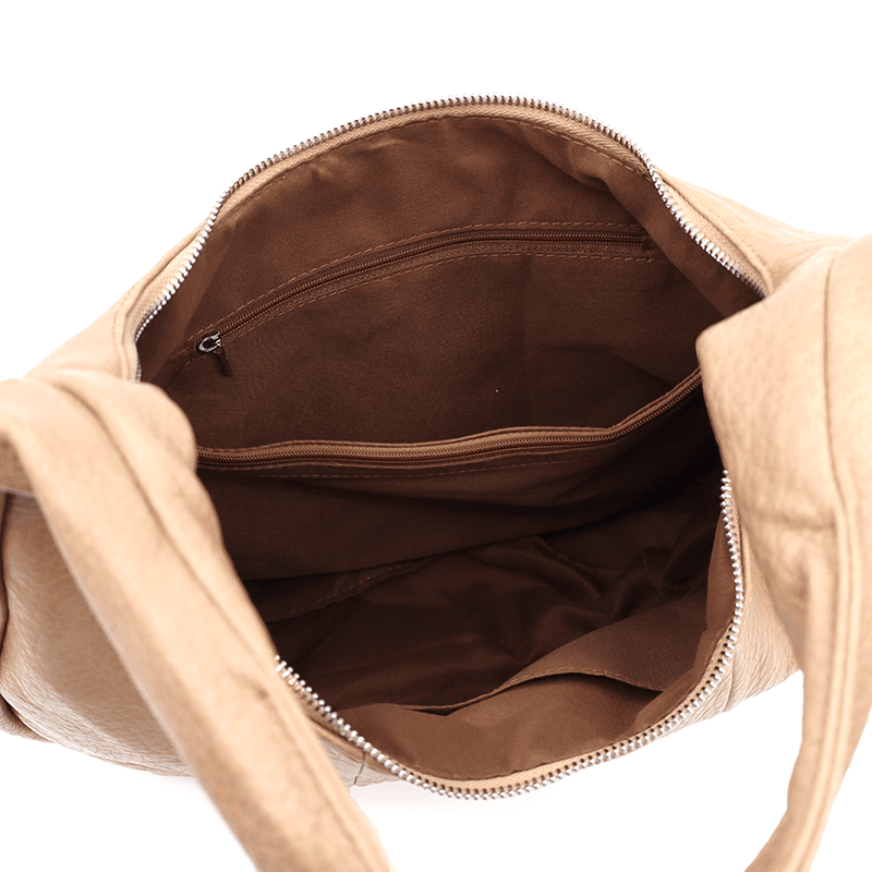 Női táska típusú táska - cseréptetős barna