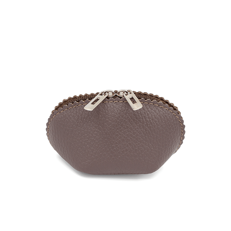 Bőr pénztárca - világosbarna