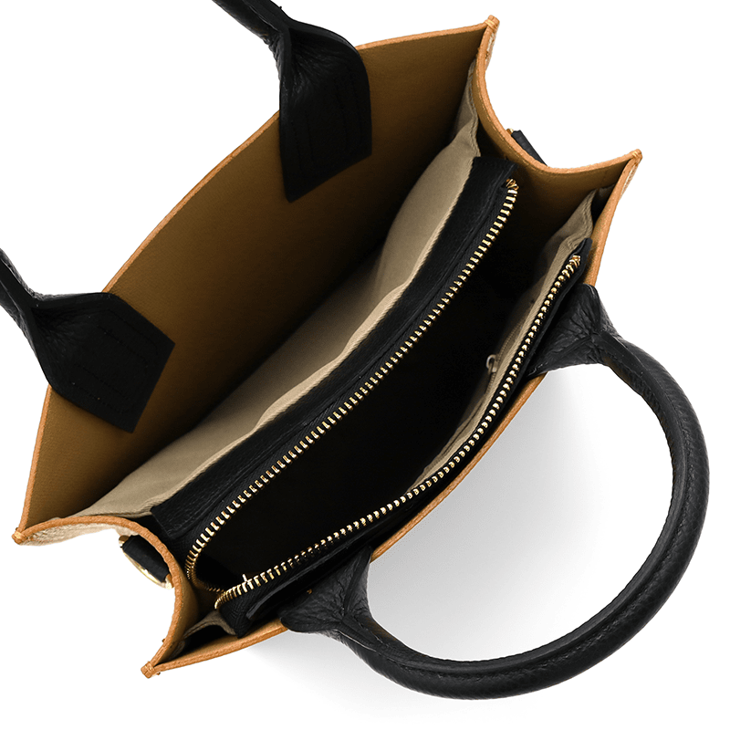 Florentina természetes bőr női táska - cserépbarna