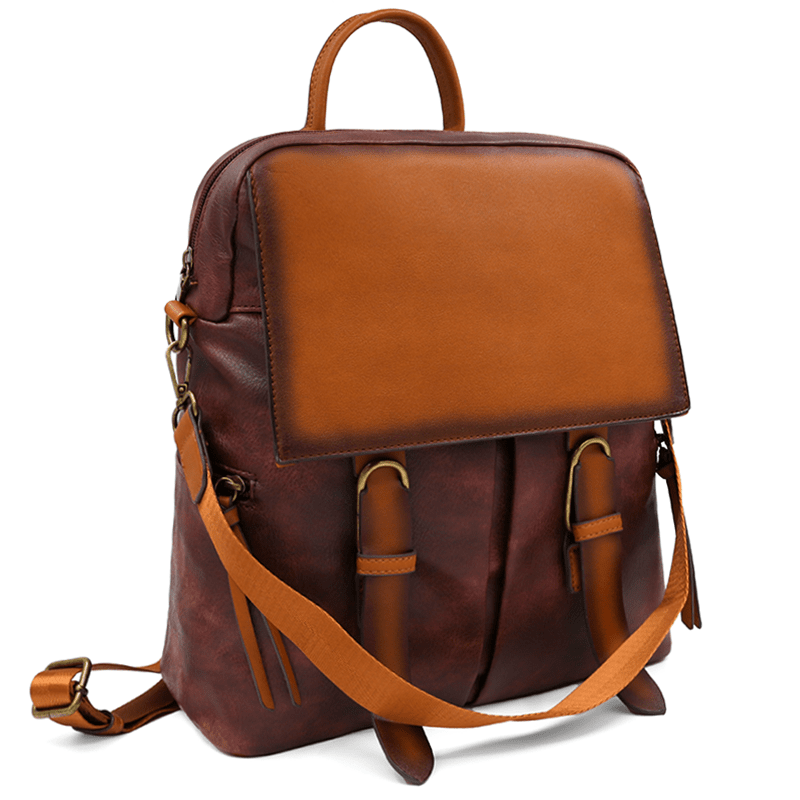 2 az 1-ben - Hátizsák és táska füstös hatással - bordó