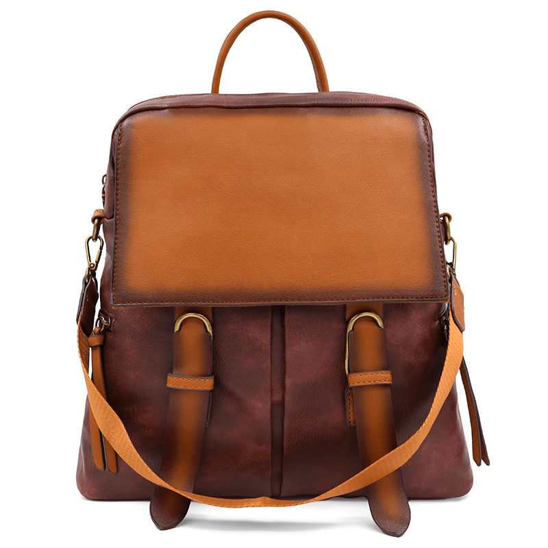 2 az 1-ben - Hátizsák és táska füstös hatással - bordó