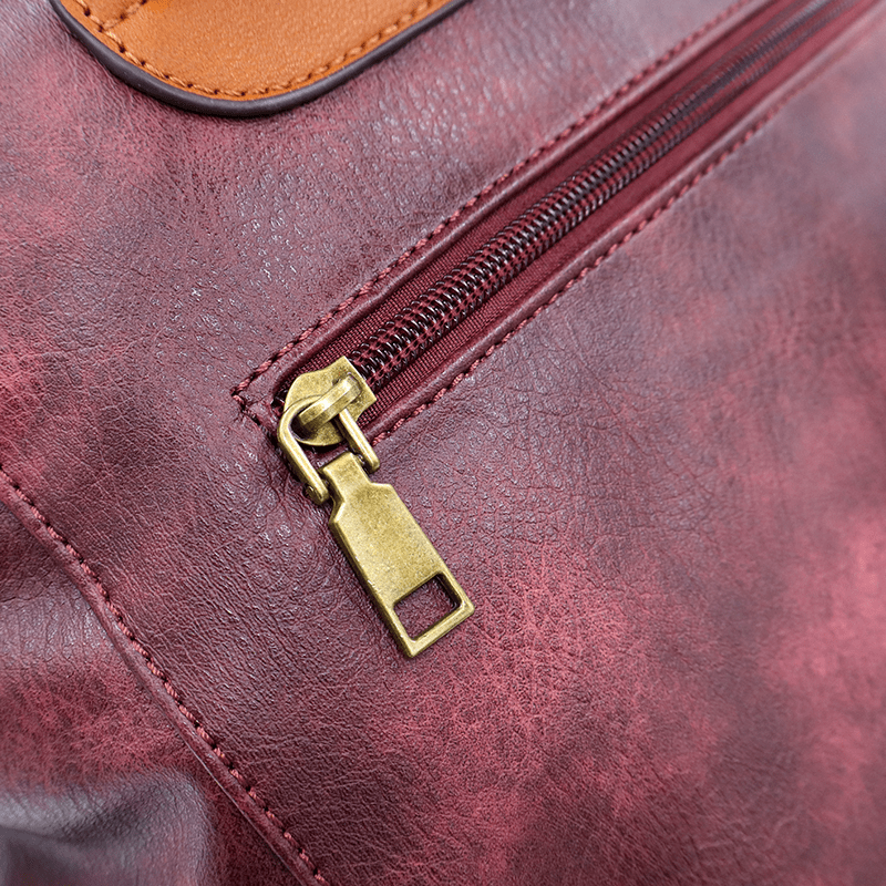 2 az 1-ben - Hátizsák és táska füstös hatással - bordó