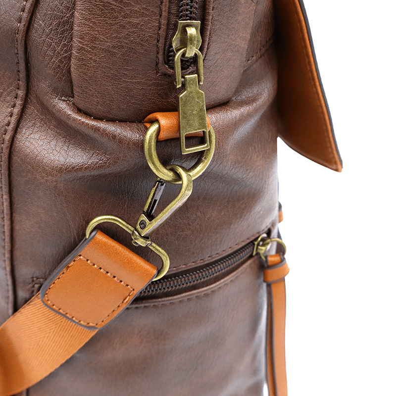 2 az 1-ben - Hátizsák és táska füstös hatással - sötétbarna