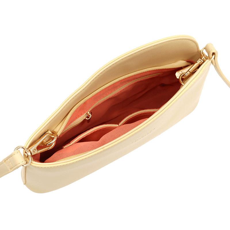 Diana & Co - érdekes válltáska - sárga