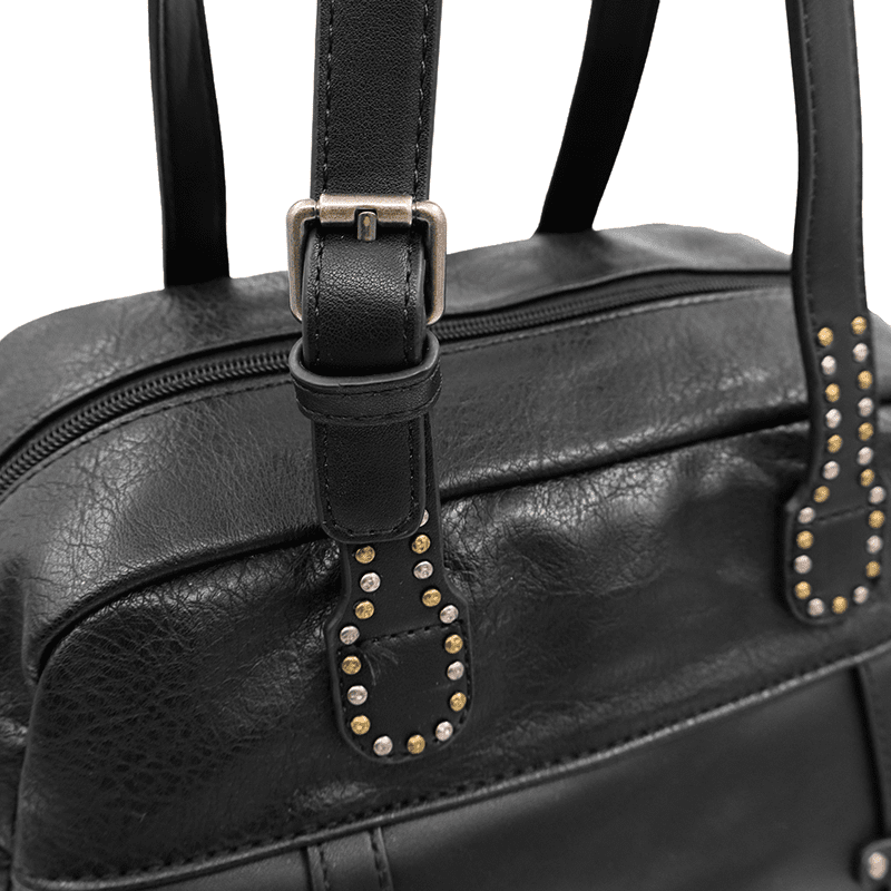 Női táska füstös hatással Mika - fekete