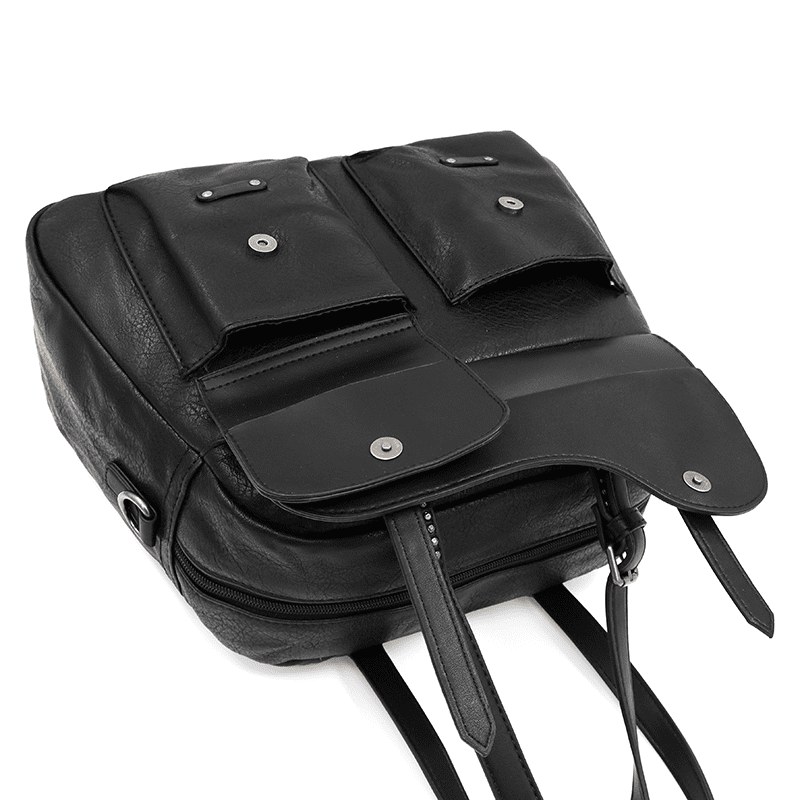 Női táska füstös hatással Mika - fekete