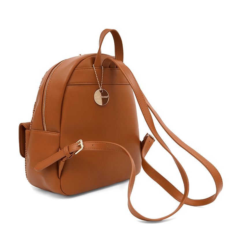 KASSANDRA - Női hátizsák - cseréptetős barna