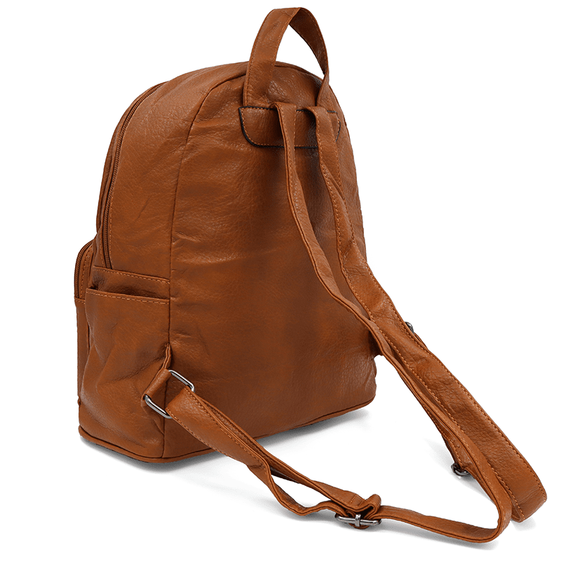 Nagy női hátizsák Anelia - cserépbarna