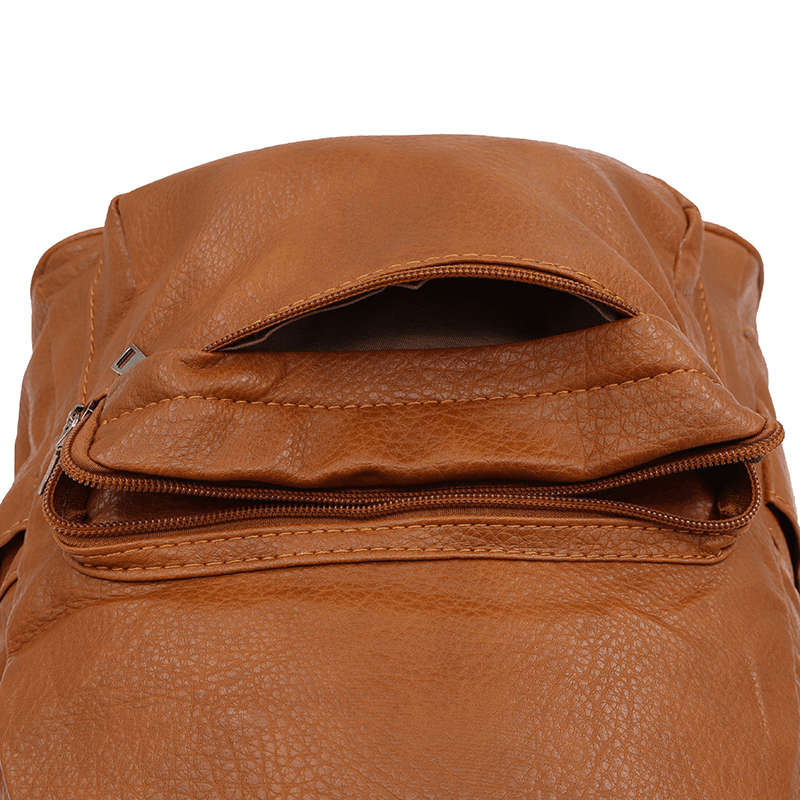 Nagy női hátizsák Anelia - cserépbarna