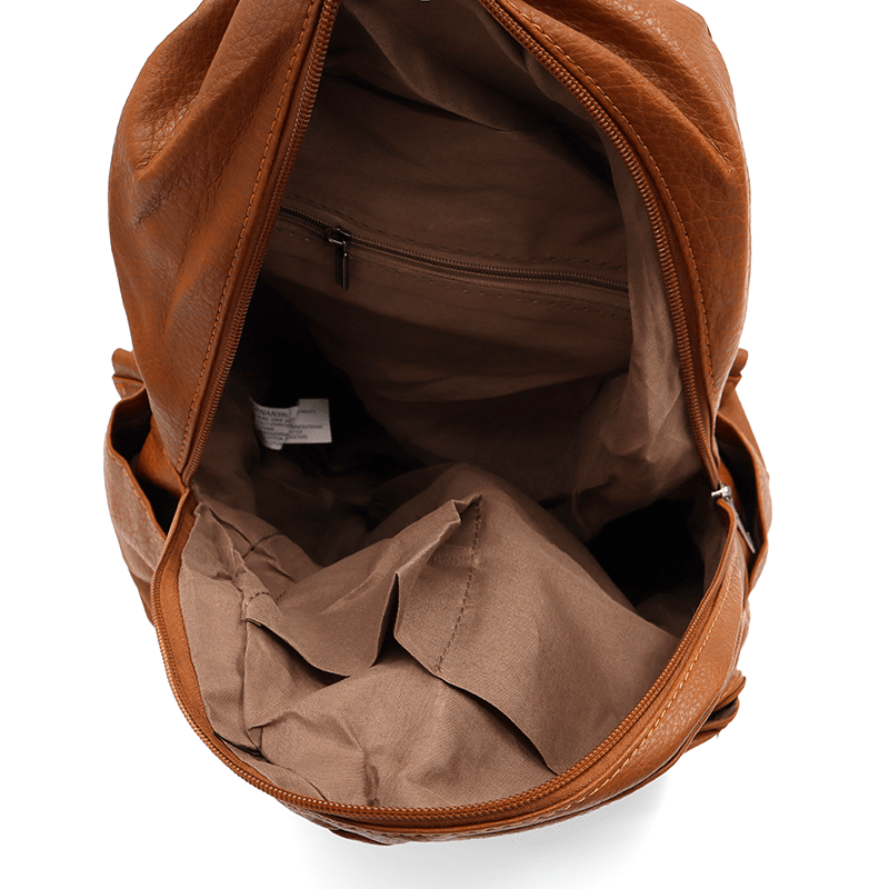 Nagy női hátizsák Anelia - cserépbarna