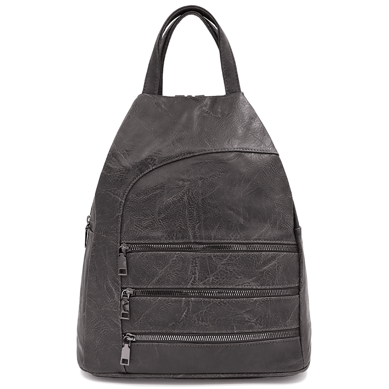 Női hátizsák titkos záródással - szürke