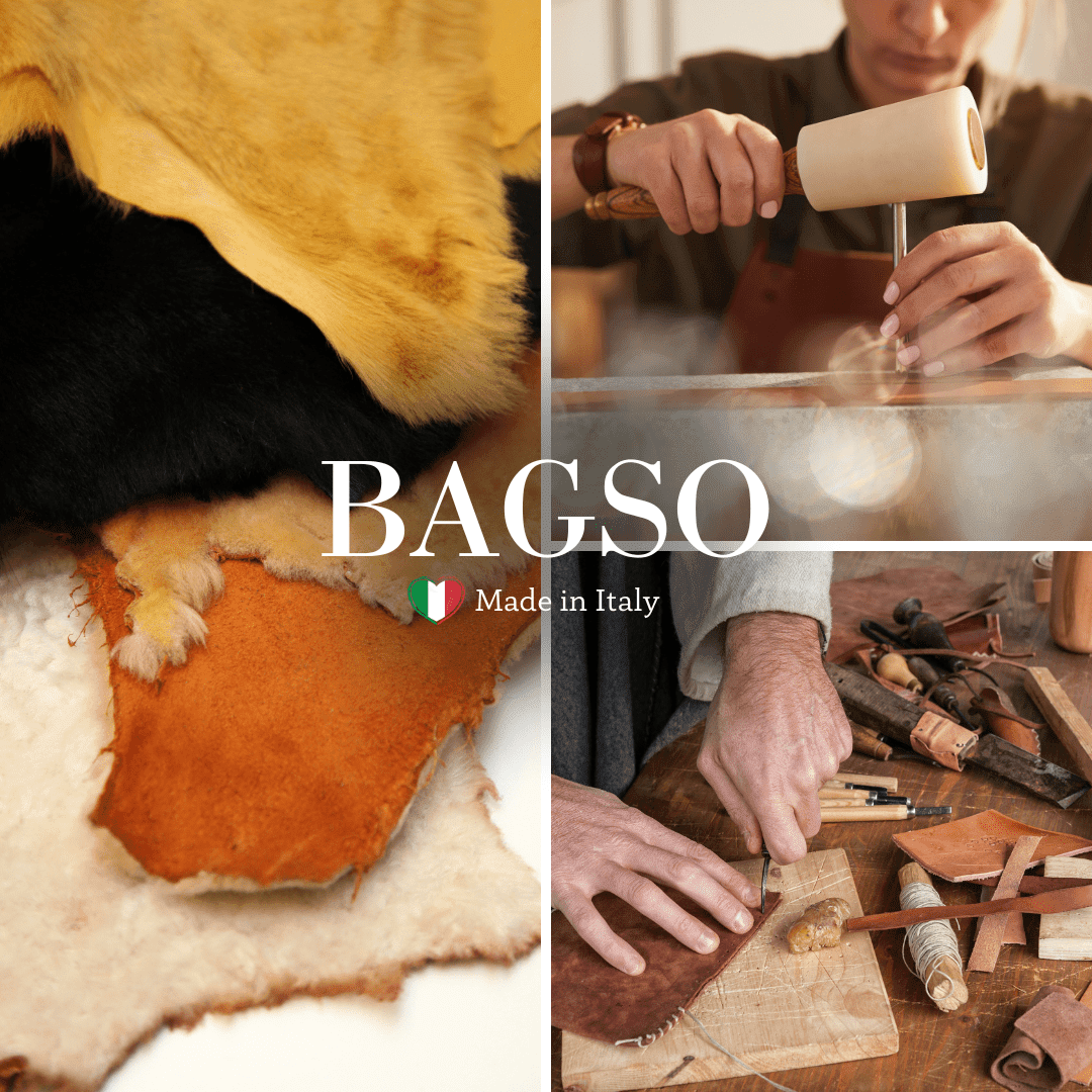 Nagy táska természetes bőrből Avelia - sötétvörös