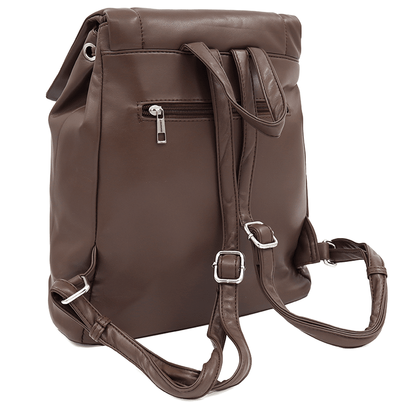 Női hátizsák Monika - sötétbarna