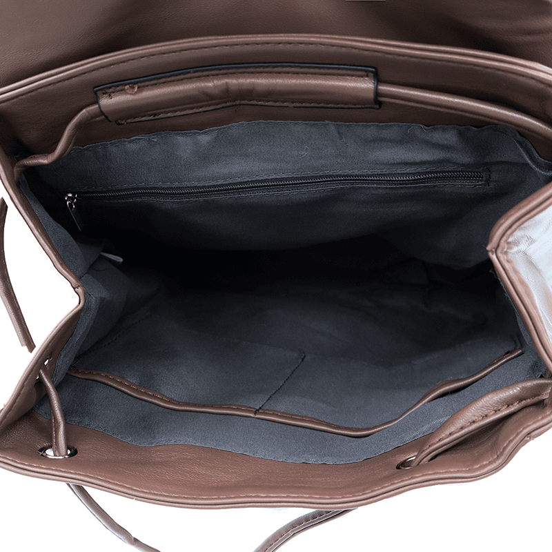 Női hátizsák Monika - sötétbarna