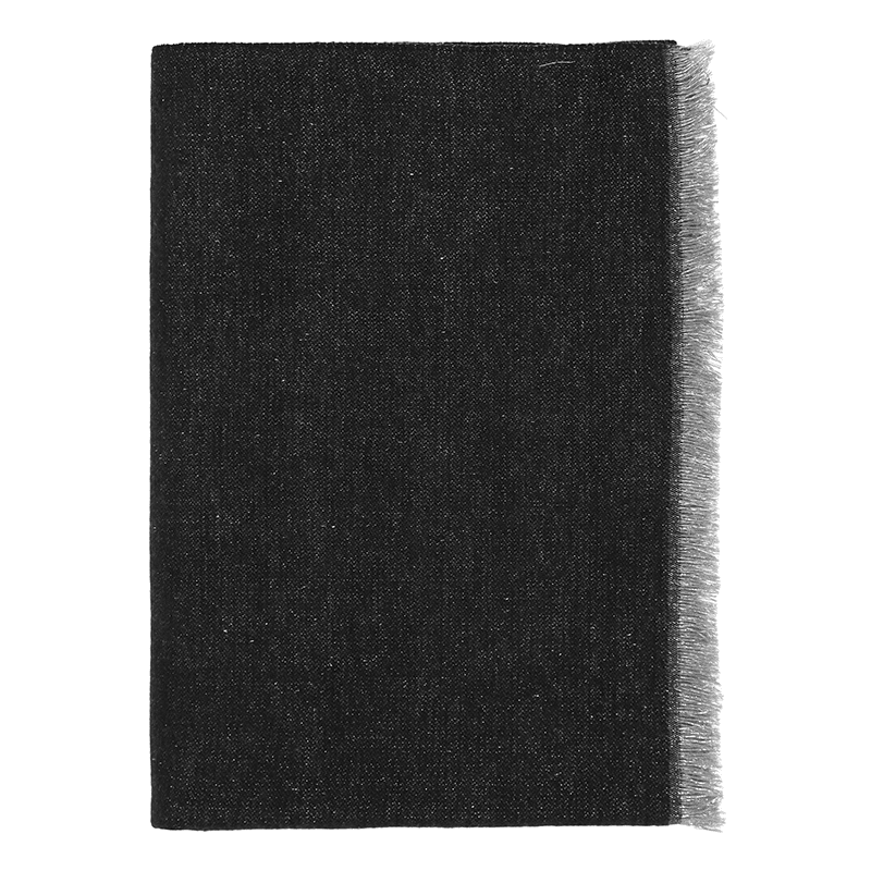 Kétoldalas sál - fekete/szürke