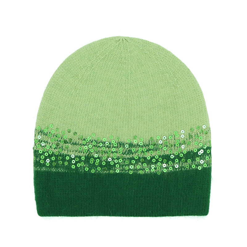 Puha téli sapka - zöld